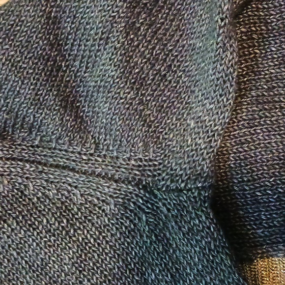 Boden Large Womens Blue Silver V-Neck Sweater - Picture 8 of 10